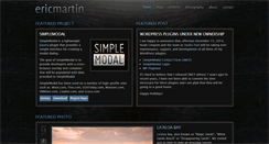 Desktop Screenshot of ericmmartin.com